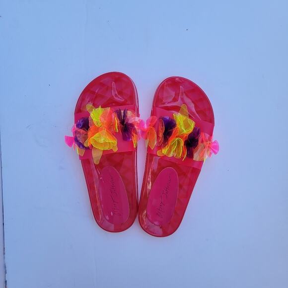 Betsey Johnson Luela Slides 7 - Picture 1 of 11